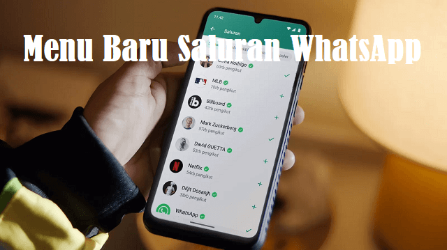 Menu Baru Saluran WhatsApp