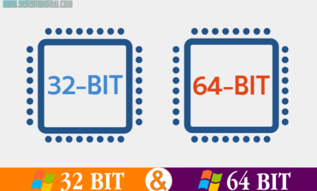 Perbedaan Windows 32 Bit Dengan 64 Bit