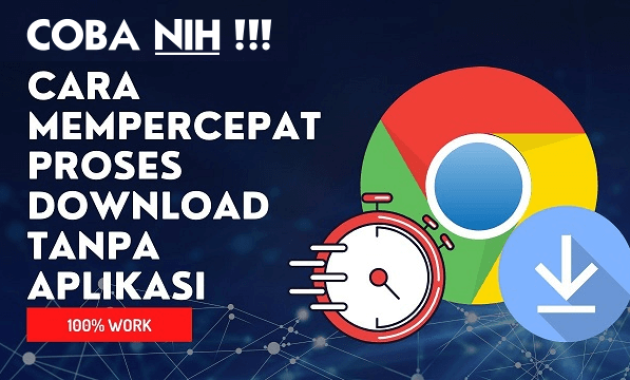 cara download cepat di android