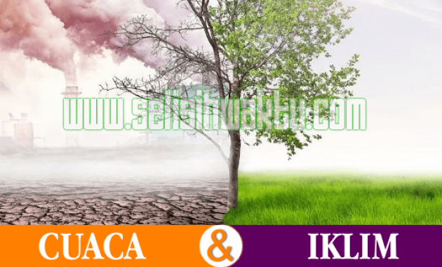 perbedaan cuaca dan iklam