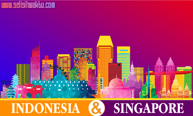 selisih waktu indonesia - singapore