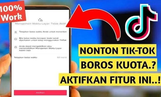 solusi tiktok boros kuota